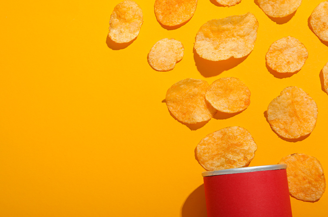 Chips dåser/skåle