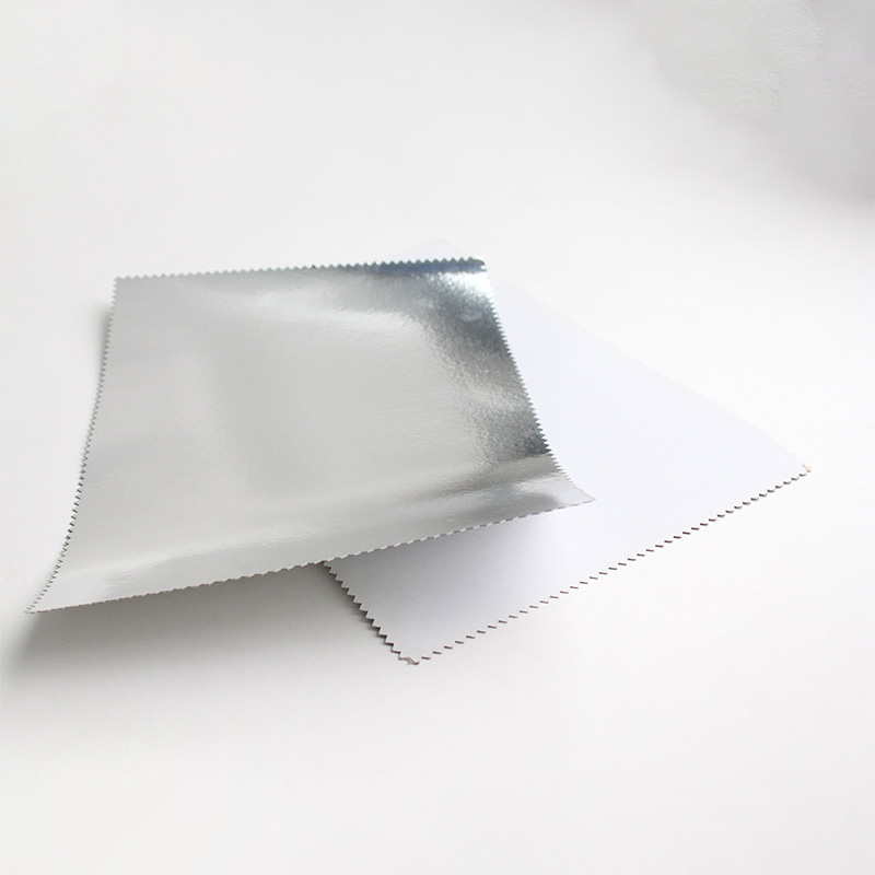 Metalliseret sølv aluminiumspapir